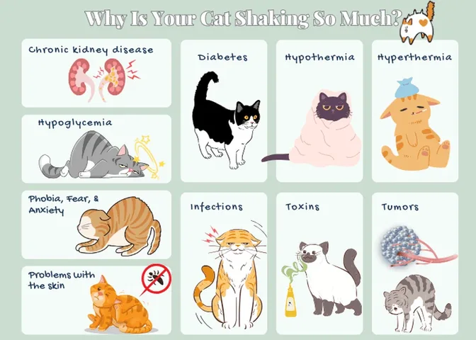 Mèo bị run rẩy: Nguyên nhân, triệu chứng và cách xử lý