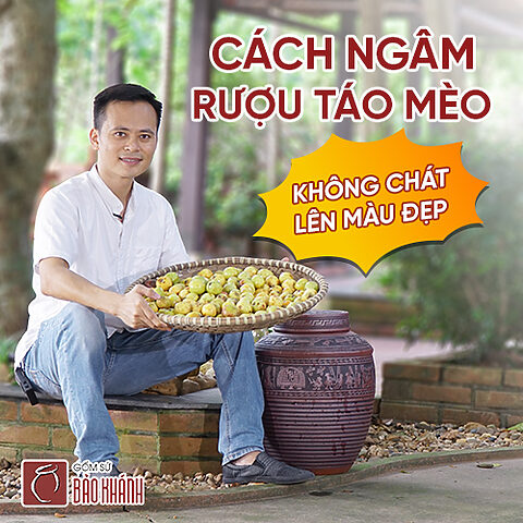 Tại sao ngâm rượu táo mèo bị chua? Cách khắc phục chi tiết