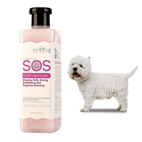 Dầu gội SOS cho chó dung tích 530ml, thông tin sản phẩm rõ ràng