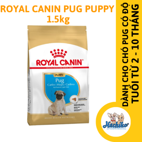 Thức ăn hạt Royal Canin Pug Puppy 1.5kg