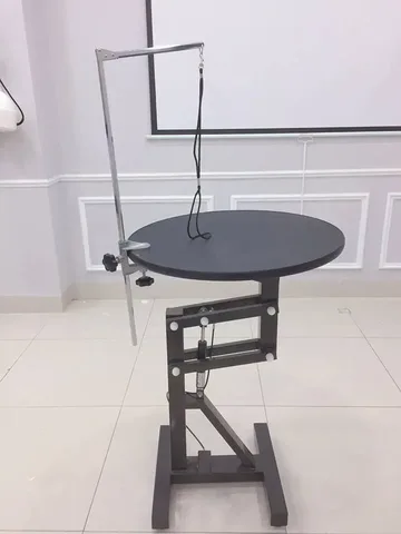 Bàn cắt tỉa lông chó tròn điều chỉnh độ cao