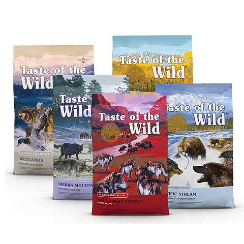 Bao thức ăn Taste Of The Wild Adult 12.2kg, đa dạng hương vị cho chó