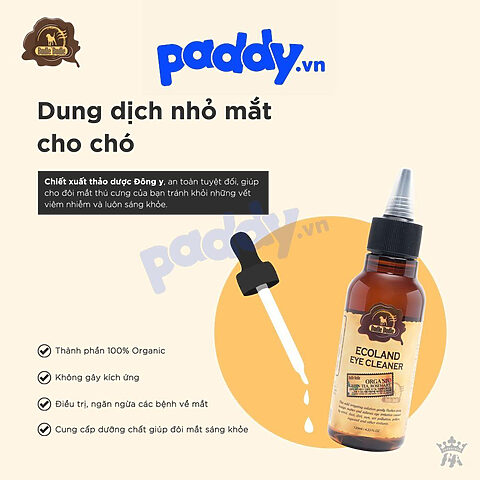 Budle Eye Cleaner với chiết xuất trà xanh hỗ trợ cách vệ sinh mắt cho chó