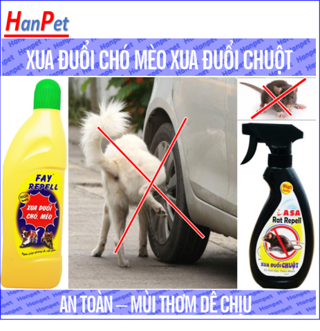 Dung dịch xua đuổi chó mèo: Ngăn chặn hành vi phá hoại thú cưng