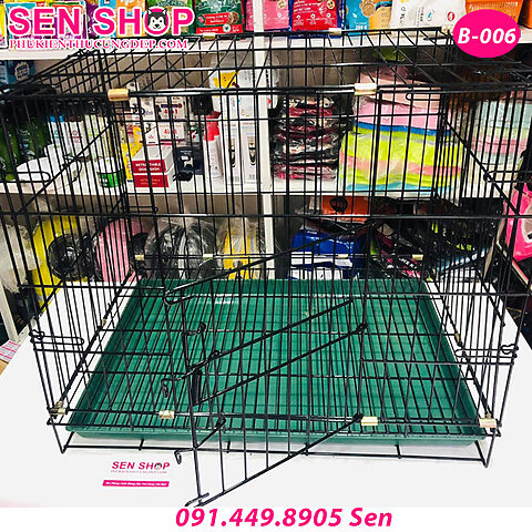 Cận cảnh chuồng chó sơn tĩnh điện dễ dàng tháo lắp