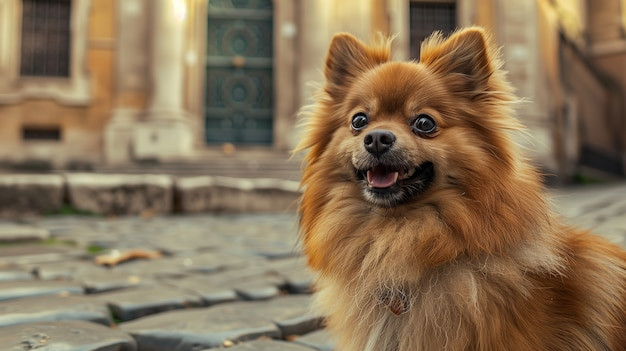 Chân dung Poodle xinh xắn
