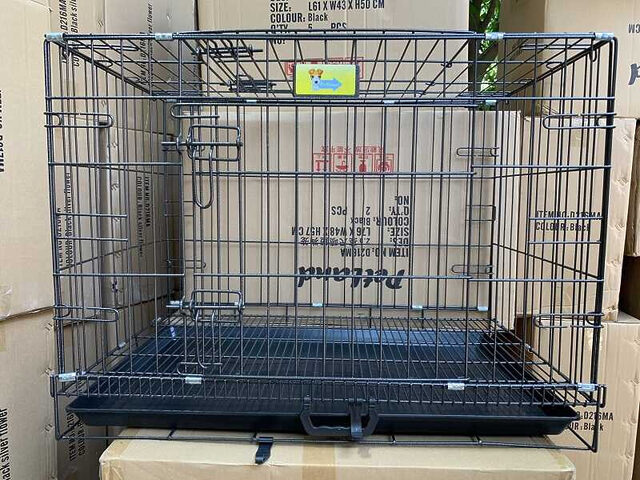 Chuồng chó sắt sơn tĩnh điện tối ưu công năng sử dụng, dễ dàng tháo lắp và di chuyển