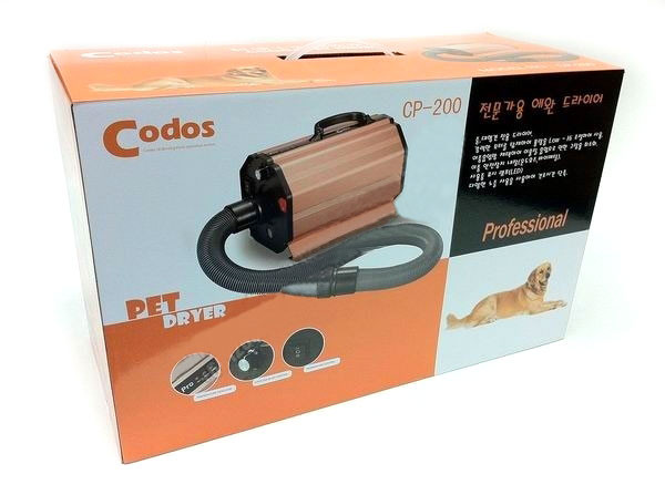 Đầu vòi phun chuyên dụng của máy sấy lông chó Codos giúp sấy khô nhanh