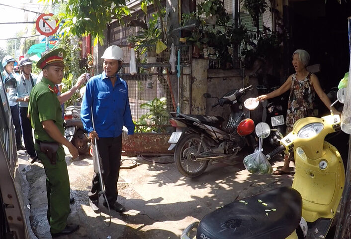 đội liên ngành quận 1 do ông đoàn ngọc hải dẫn đầu bắt chó thả rông