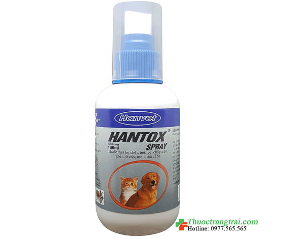 Thuốc Xịt Ve Chó Hantox Spray: Giải Pháp Diệt Ký Sinh Trùng Hiệu Quả