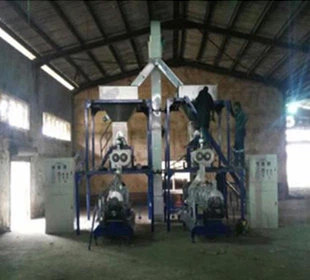 Hệ thống máy đùn thức ăn nổi công suất 2-2.5 tấn tại Mali