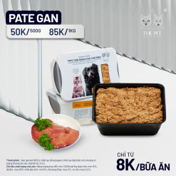 Pate gan gà bổ sung vitamin và khoáng chất cho chó Poodle