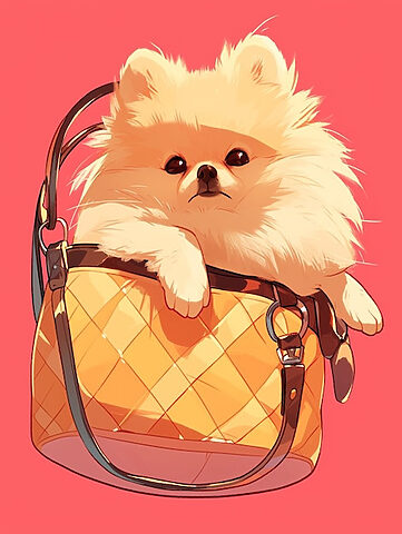 Poodle phong cách anime cực cute
