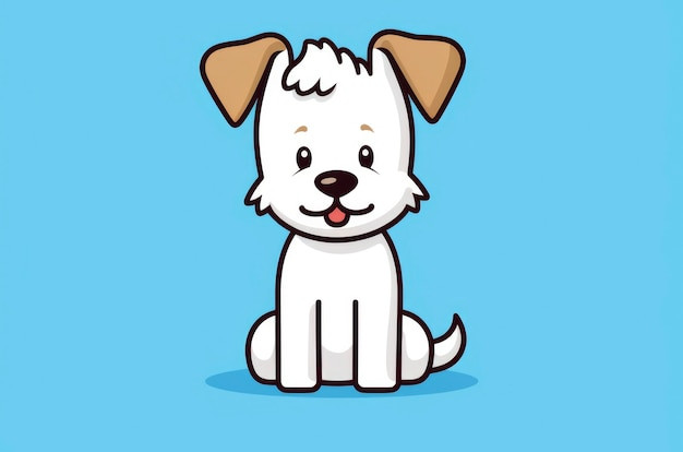 Poodle siêu cute trong nghệ thuật kỹ thuật số