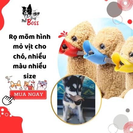 Rọ mõm cho chó con