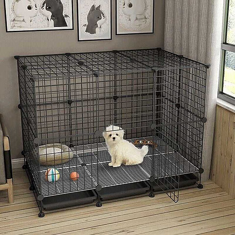 Sắt lưới phù hợp để làm chuồng chó nhỏ, mang lại sự an toàn và thông thoáng