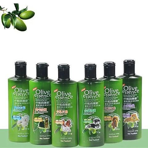 Sữa tắm dành riêng cho chó lông trắng, loại bỏ vết ố vàng - Olive Essence White Dogs Customized