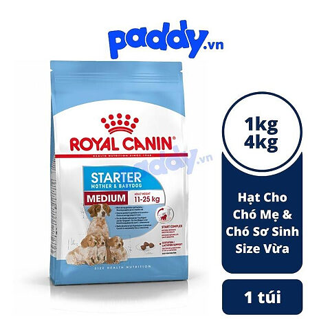 Thức ăn Royal Canin Medium Starter Mother &amp; Babydog, dinh dưỡng chuyên biệt cho chó mang thai