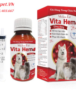 Thuốc bổ máu Vitahemo cho chó mèo giúp tăng cường sức khỏe
