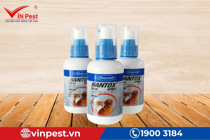 Thuốc diệt ve chó hiệu quả Hantox Spray từ Việt Nam