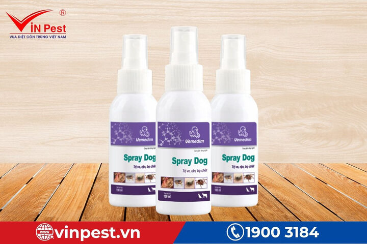 Thuốc diệt ve chó hiệu quả Spray Dog