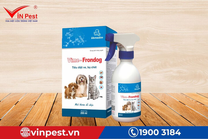 Thuốc diệt ve chó hiệu quả Vime Frondog