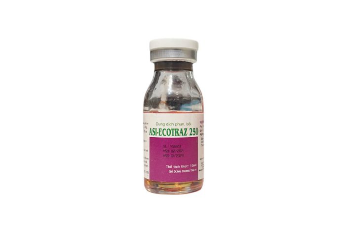 Thuốc tắm trị ve chó Ecotraz 250 dạng chai 10ml chuyên diệt ve rận và ghẻ cho thú cưng