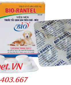 Thuốc tẩy giun sán cho chó mèo Bio Rantel hiệu quả