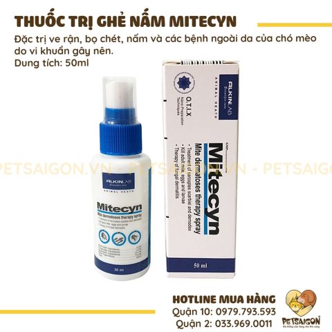 MiteCyn: Thuốc Trị Ghẻ Cho Chó Hiệu Quả Và An Toàn