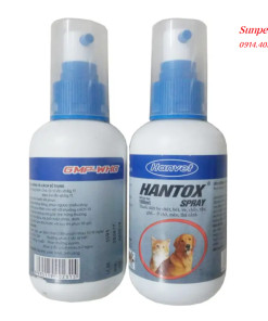 Thuốc trị ve rận cho chó Hantox Spray chính hãng
