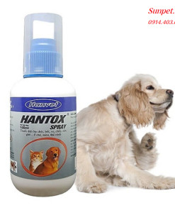 Thuốc trị ve rận chó Hantox Spray 100ml chuyên dụng tại cửa hàng chó mèo Hà Nội