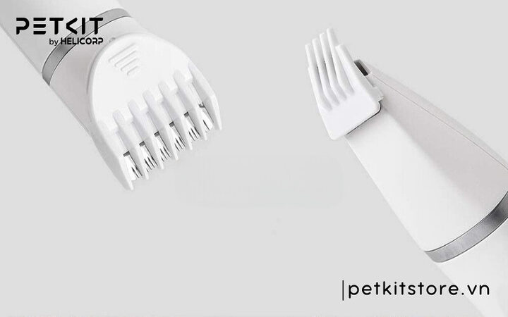 Tông đơ cắt tỉa lông chó mèo PETKIT 2IN1 PRO trang bị 2 đầu cắt