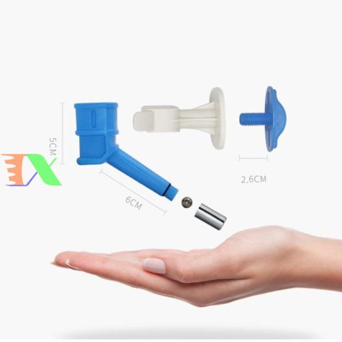 Vòi uống nước cho chó tự động gắn chai nhựa tiện lợi