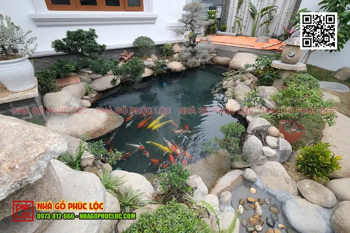 ao cá koi đẹp ao cá koi đẹp