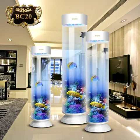 bể cá cảnh hình trụ bể cá cảnh hình trụ