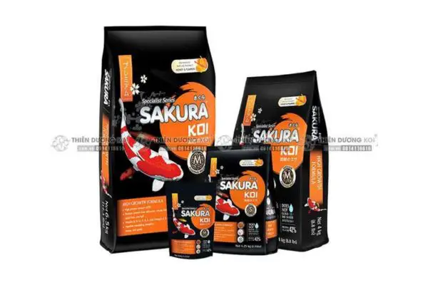 Cám Sakura cho cá Koi: Hướng dẫn chọn và sử dụng hiệu quả cám sakura cho cá koi