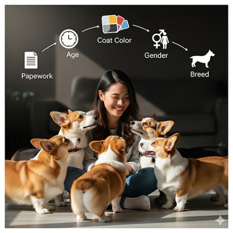 So sánh giá chó Corgi ở các tỉnh thành