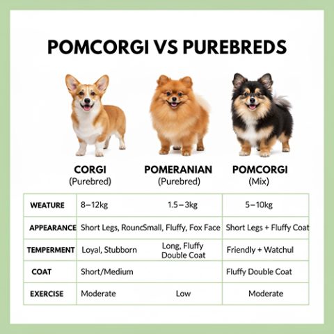 Chó Corgi Lai Chó Ta: Đặc Điểm, Chăm Sóc Và Giá Cả Của Giống Chó Độc Đáo So sánh giữa chó Corgi lai chó ta và chó Corgi thuần chủng