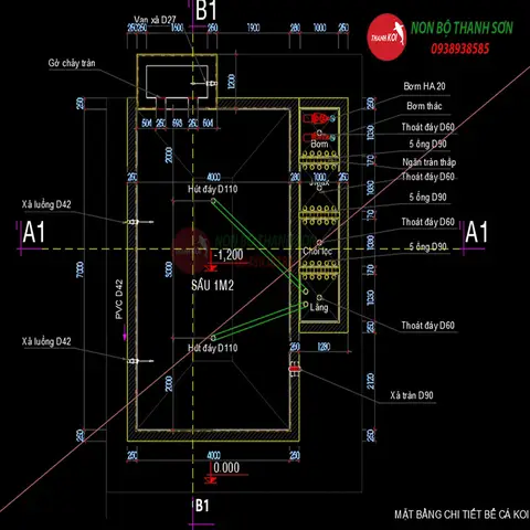 File CAD Hồ Cá Koi: Hướng Dẫn Thiết Kế & Thi Công Chuyên Nghiệp file cad hồ cá koi