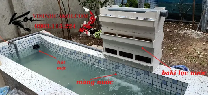 hệ thống lọc hồ cá koi hệ thống lọc hồ cá koi