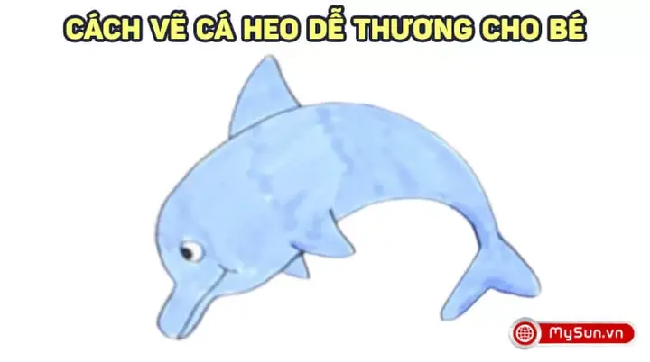 hình ảnh vẽ con cá heo hình ảnh vẽ con cá heo