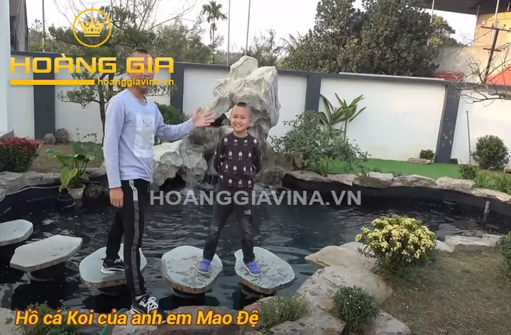 mẫu hồ cá koi ngoài trời mẫu hồ cá koi ngoài trời