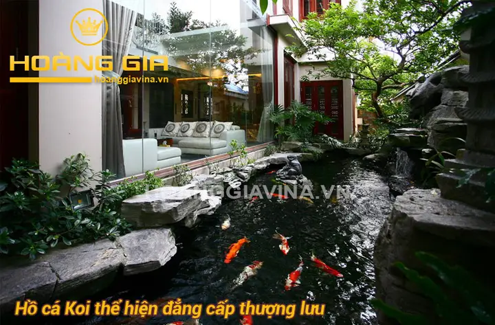 mẫu hồ cá koi ngoài trời mẫu hồ cá koi ngoài trời