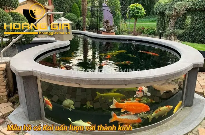 mẫu hồ cá koi ngoài trời mẫu hồ cá koi ngoài trời
