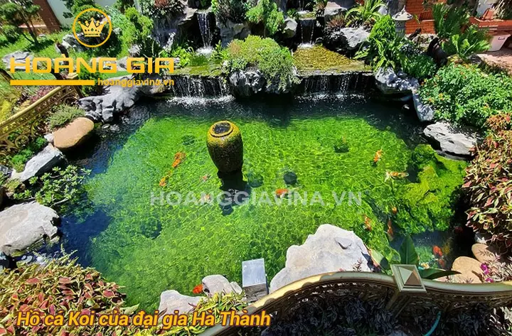 mẫu hồ cá koi ngoài trời mẫu hồ cá koi ngoài trời