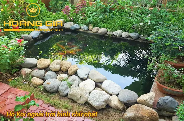 mẫu hồ cá koi ngoài trời mẫu hồ cá koi ngoài trời