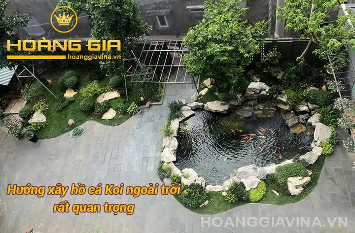 mẫu hồ cá koi ngoài trời mẫu hồ cá koi ngoài trời