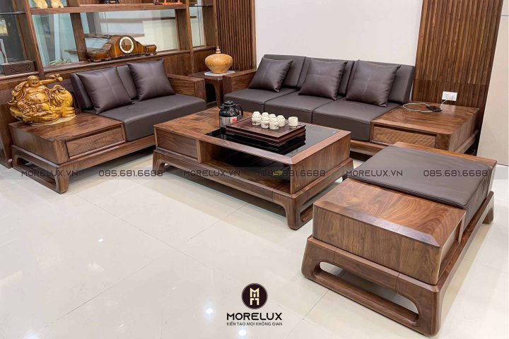 Tại sao nên chọn sofa gỗ óc chó cho không gian sống?