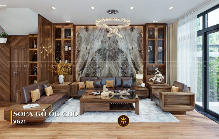 Hướng dẫn bảo quản và vệ sinh sofa gỗ óc chó