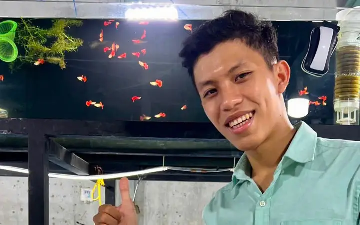 thị trường cá 7 màu